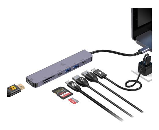 Sbox H-999 7in1 USB-C HUB