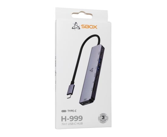 Sbox H-999 7in1 USB-C HUB