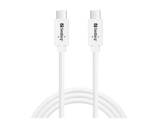 Sandberg 136-53 USB-C to USB-C  USB 3.1 Gen2 PD 100W cable, 1M