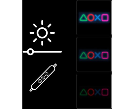 Manta SNL111MT Style Neon Lights Gaming Symbols