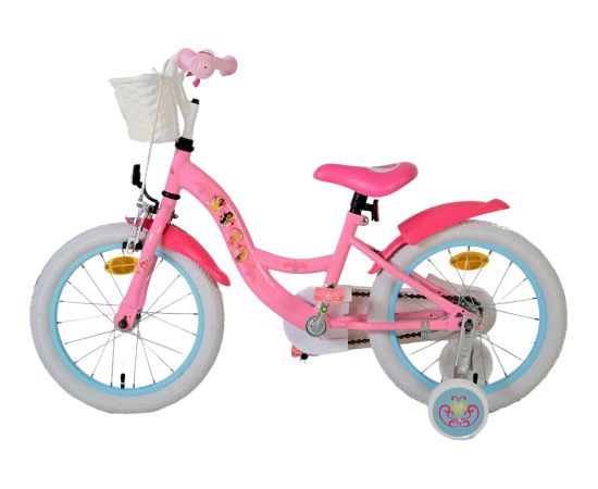 Volare Bērnu velosipēds 16 collas Disney Princess (rokas+kājas bremzes, uz 85% salikts) (4-6 gadiem) VOL21580