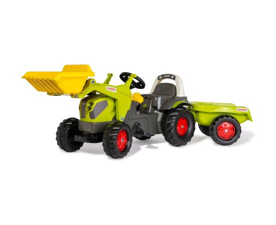 Rolly Toys Pedāļu traktors ar kausu  un piekabi RollyKid CLAAS AXOS 240 (2,5-5 gadiem) Vācija 025169