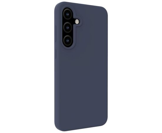 Evelatus Samsung  Galaxy S25 Plus Premium Magnetic Soft Touch Silicone Case Dark Blue