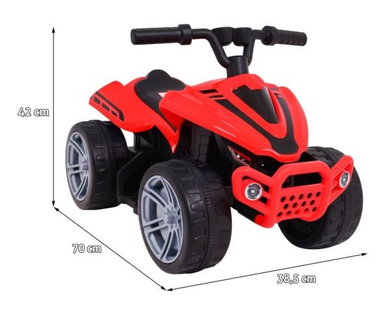 Pojazd Quad Little Monster Czerwony