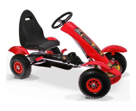 Joko Sportowy Gokart na pedały F618 Pompowane koła! Obciążenie do 50 kg! + Gratis! Gokart 618 Gokart F618