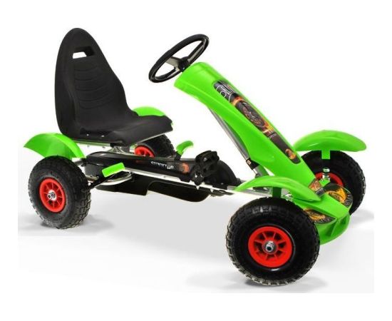 Joko Sportowy Gokart na pedały F618 Pompowane koła! Obciążenie do 50 kg! + Gratis! Gokart 618 Gokart F618