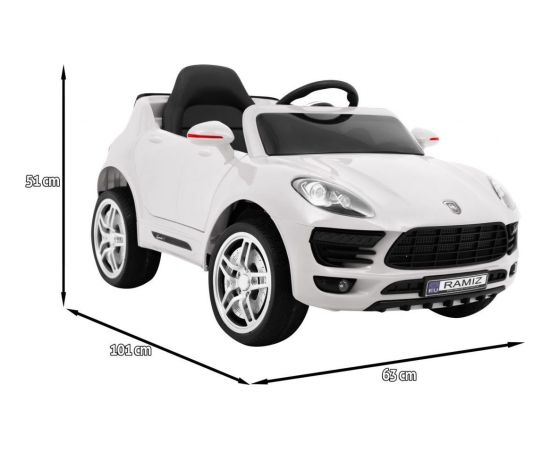 Pojazd na akumulator Turbo-S Biały PA.HL1518.BIA