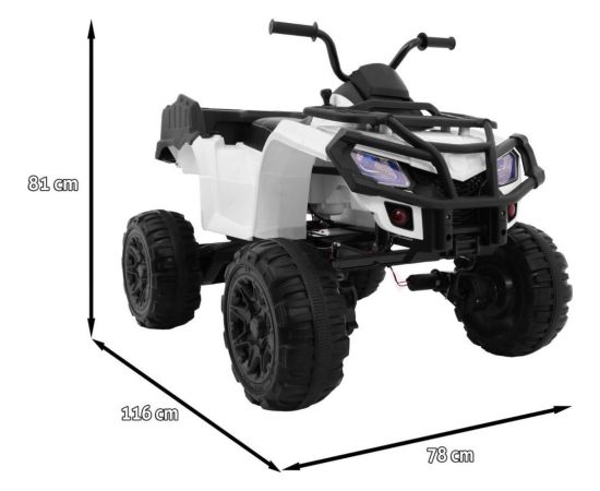 Ramiz Pojazd Quad XL ATV Biały