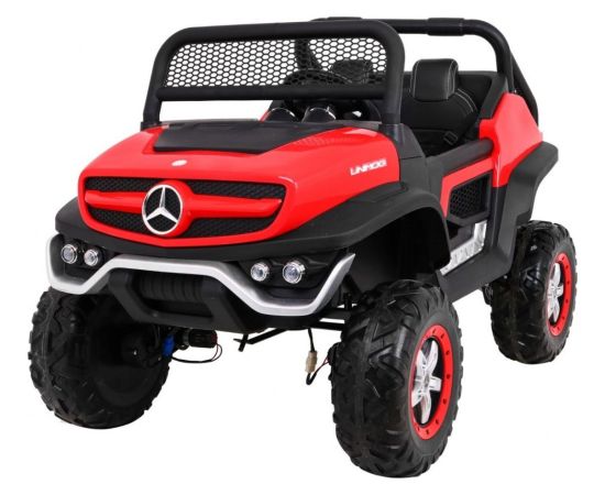 Pojazd Mercedes BENZ UNIMOG Czerwony