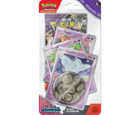 Pokemon Karty Scarlet & Violet - Temporal Forces - Premium Checklane Blister - Togekiss