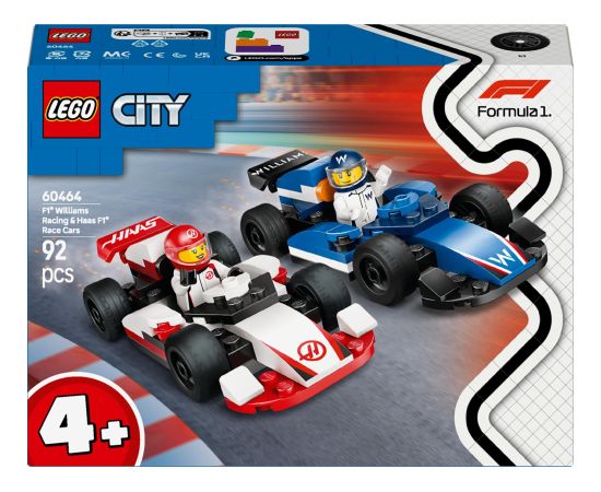 LEGO(R) CITY 60464 (4szt) Bolidy Williams Racing...