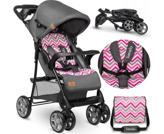 Lionelo LO-EMMA PLUS WÓZEK CORAL PINK 5903771719858