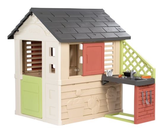 Smoby Domek dla dzieci Nature +17 akcesoriów