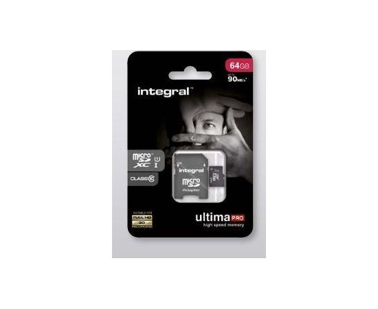 Integral micro SDHC/XC Cards CL10 16GB - Ultima Pro - UHS-1 90 MB/s transfer