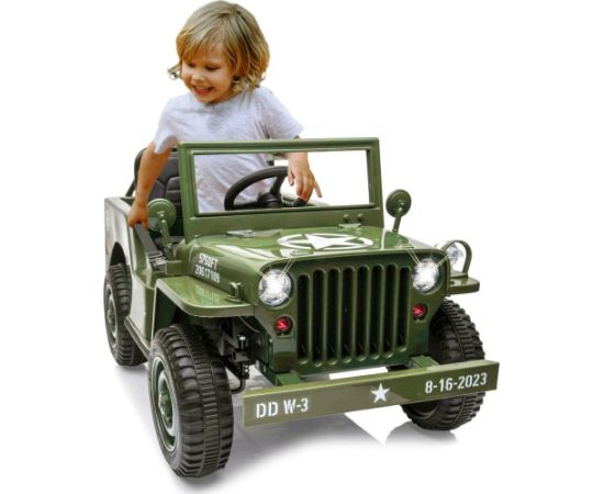 Jamara Ride-on Jeep Willys MB Army green 12V