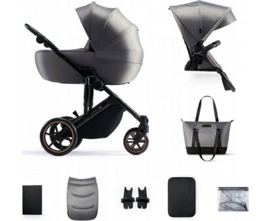 Kinder Kraft Wózek KinderKraft KINDERKRAFT WÓZEK GŁĘBOKO-SPACEROWY PRIME 2 2W1 SZARY