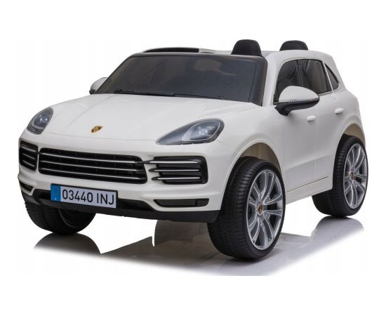 Porsche Cayenne S Autko na akumulator dla dzieci Lakier Biały