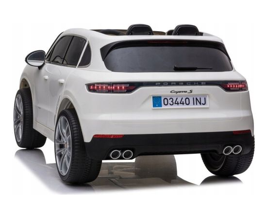 Porsche Cayenne S Autko na akumulator dla dzieci Lakier Biały