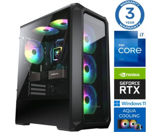 INTOP AQUA i7-14700F 32GB DDR5 1TB SSD M.2 NVME RTX3060 12GB WIN11