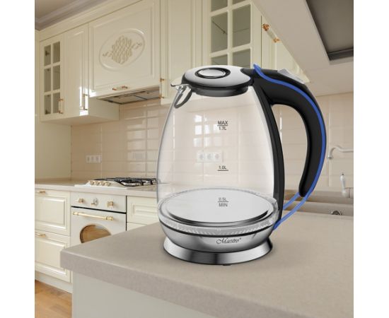 Maestro MR-054 Electric kettle with lighting, glass 1.7 L