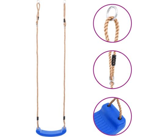 Pakarināmas šūpoles, zilā krāsā Šūpoles