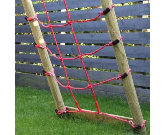 Kāpšanas tīkls 2 x 0,75 m, sarkanā krāsā