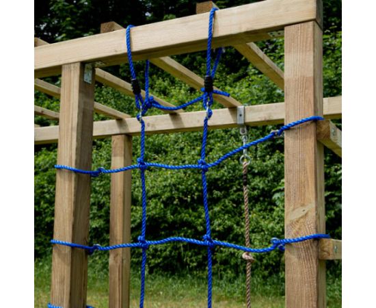 Kāpšanas tīkls 2 x 0,75 m, zilā krāsā
