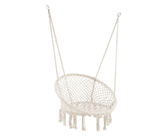 Pīts piekaramais krēsls “Feja” Ø60 cm, balts