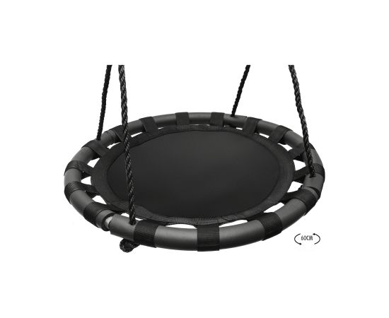 Šūpoles “Stārķa Ligzda” 60 cm, melnas