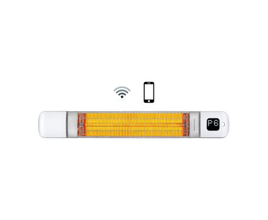 Infrasarkanais sildītājs“Tora - WiFi” 2500W, balts