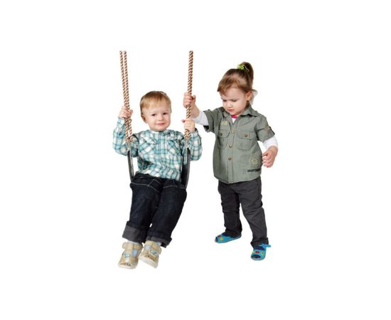 Elastīgas šūpoles (sarkanā krāsā) Детские kачели