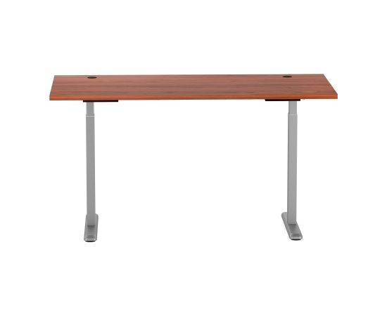 Регулируемый по высоте стол Up Up Bjorn Gray, Table top L Dark Walnut