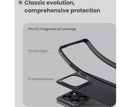 Nillkin Super Frosted PRO Back Cover for Xiaomi 14T Pro Black