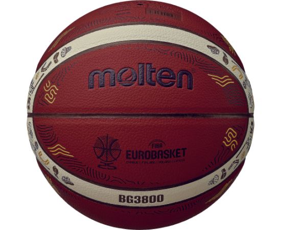 Basketball ball training MOLTEN B7G3800-E5Z Eurobasket 2025