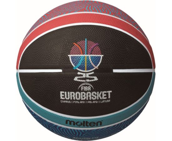 Basketball ball training MOLTEN B7G2000-E5Z FIBA rubber size 7 Eurobasket 2025