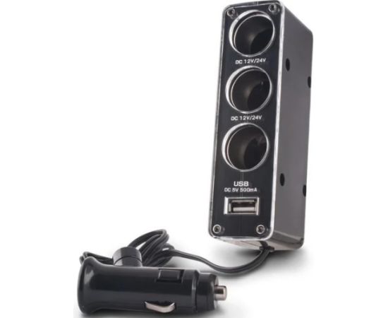 Blackmoon (423200) Автомобильное зарядное устройство 12V/24V и USB 500mah