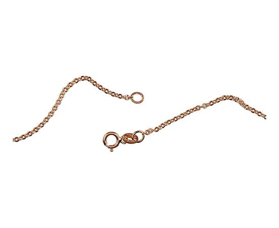 Zelta ķēdīte Enkurs 1.4 mm, dimantu apstrādājums #1400040(Au-R), Sarkanais Zelts 585°, garums: 42 cm, 1.38 gr.
