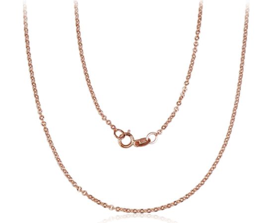 Zelta ķēdīte Enkurs 1.4 mm, dimantu apstrādājums #1400040(Au-R), Sarkanais Zelts 585°, garums: 40 cm, 1.31 gr.