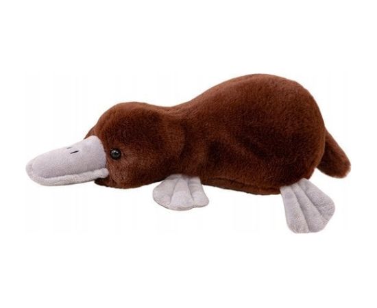 Leantoys Maskotka Pluszowa Przytulanka Dziobak Brązowy 32cm