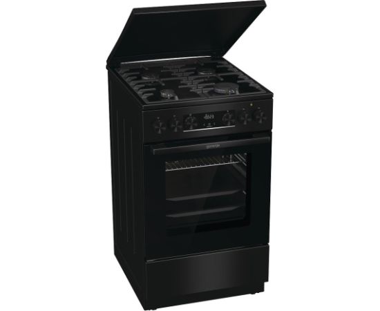Gorenje MEKS5141BM Gāzes plīts, 50cm Melna