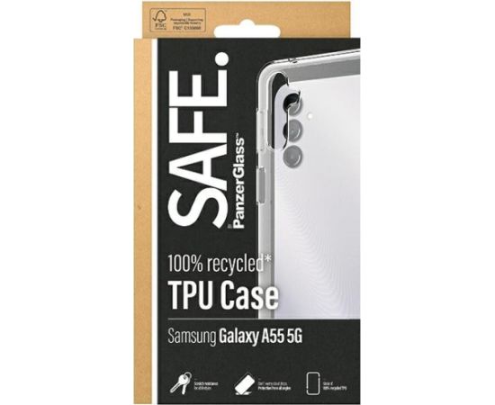 PanzerGlass SAFE95691 Aizmugurējais Apvalks priekš Samsung Galaxy A55 5G