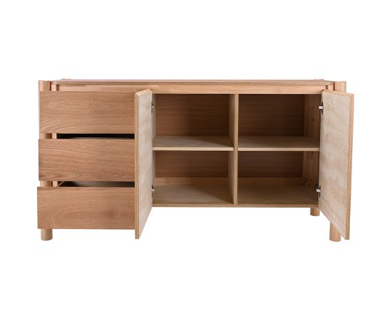 Side board GARDENIA 143x43xH80,5cm, oak