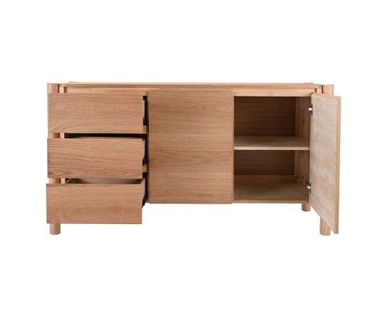 Side board GARDENIA 143x43xH80,5cm, oak
