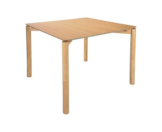 Dining table GARDENIA 90x90xH75cm, oak
