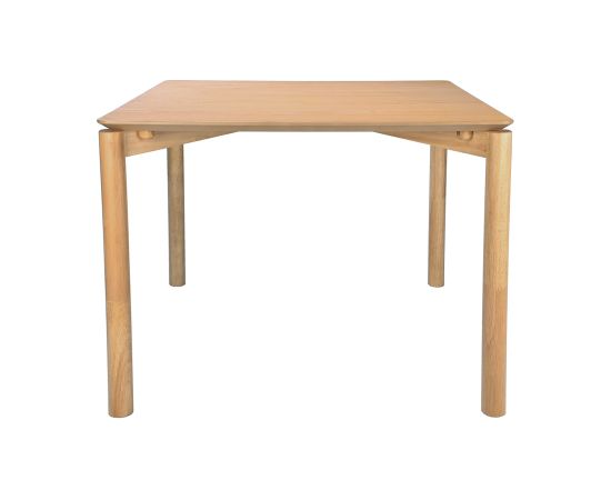 Dining table GARDENIA 90x90xH75cm, oak