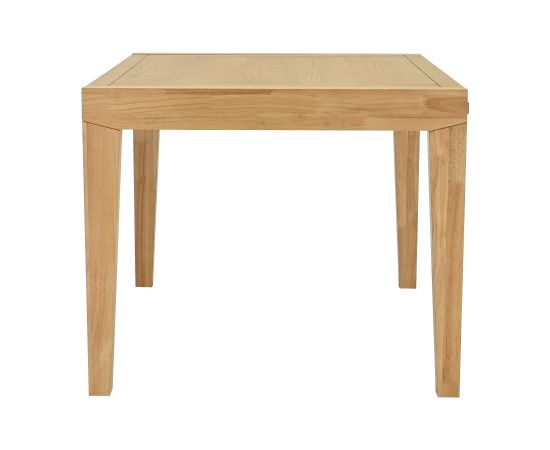 Dining table BOWEN 90+90x90xH76cm, oak