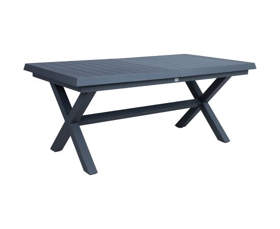 Table COLUMBUS 183/243x100xH76, dark grey
