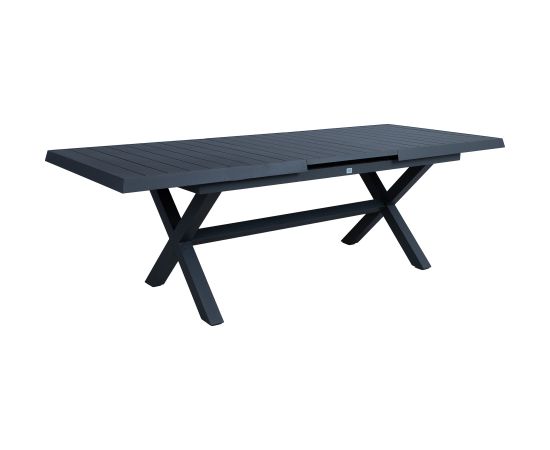 Table COLUMBUS 183/243x100xH76, dark grey