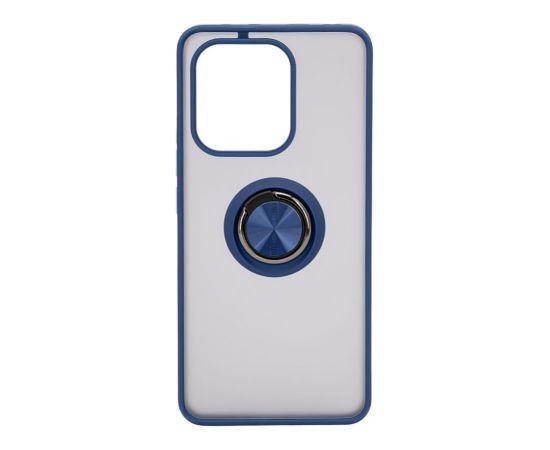 iLike Xiaomi  Redmi Note 13 4G Hybrid Case With Ring Dark Blue