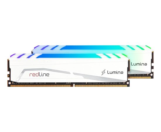 Mushkin 32 GB DDR4-3200 Kit, memory (white, MLB4C320EJJP16GX2, Redline Lumina White, XMP)